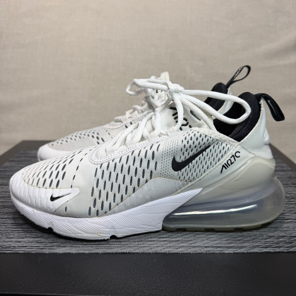 Nike Air Max 270 - Women 8 - White AH6789-100 Running Shoes Athleisure Gym